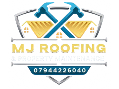 M J Roofing logo